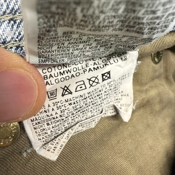 Diesel jeans mens 34x32 Fits 35x33 Blue Viker Straight Whisker Vintage y2k 2000s - Picture 14 of 16